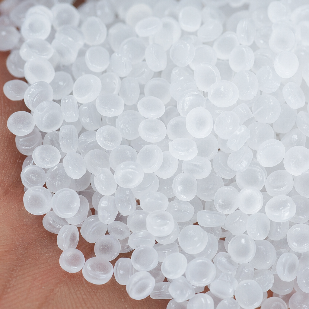 White plastic granules, food-grade PP polypropylene raw material, 2mm cylindrical shape Application Scenario