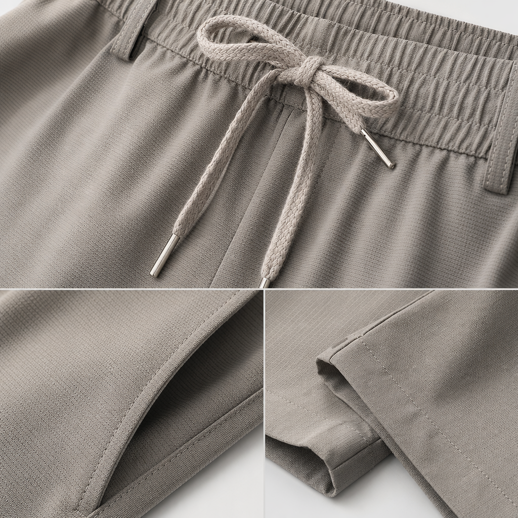 男式休闲裤实物图