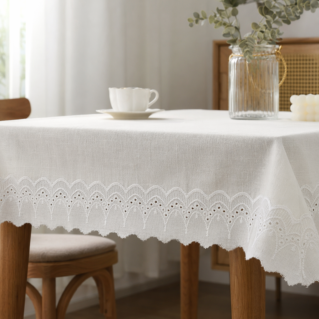 DIY white lace decorative fabric lace details Picture