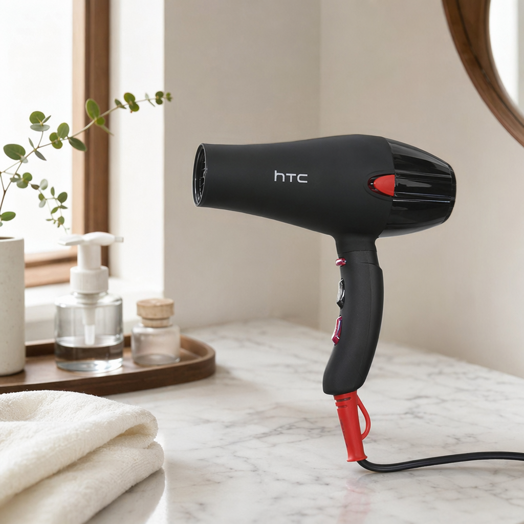 Black hair dryer, household high-power negative ion hair care, quick-drying and silent model details Picture