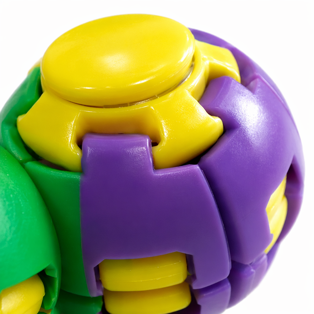 Colorful spliced spherical toys made of ABS eco-friendly material, detachable and combinable, for children's early education and enlightenment Application Scenario