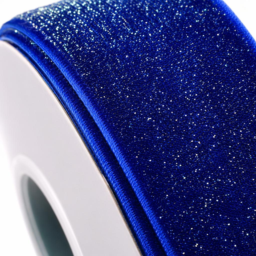 Colorful sequined velvet ribbon and rolled ribbon decoration for DIY gift packaging by hand Application Scenario