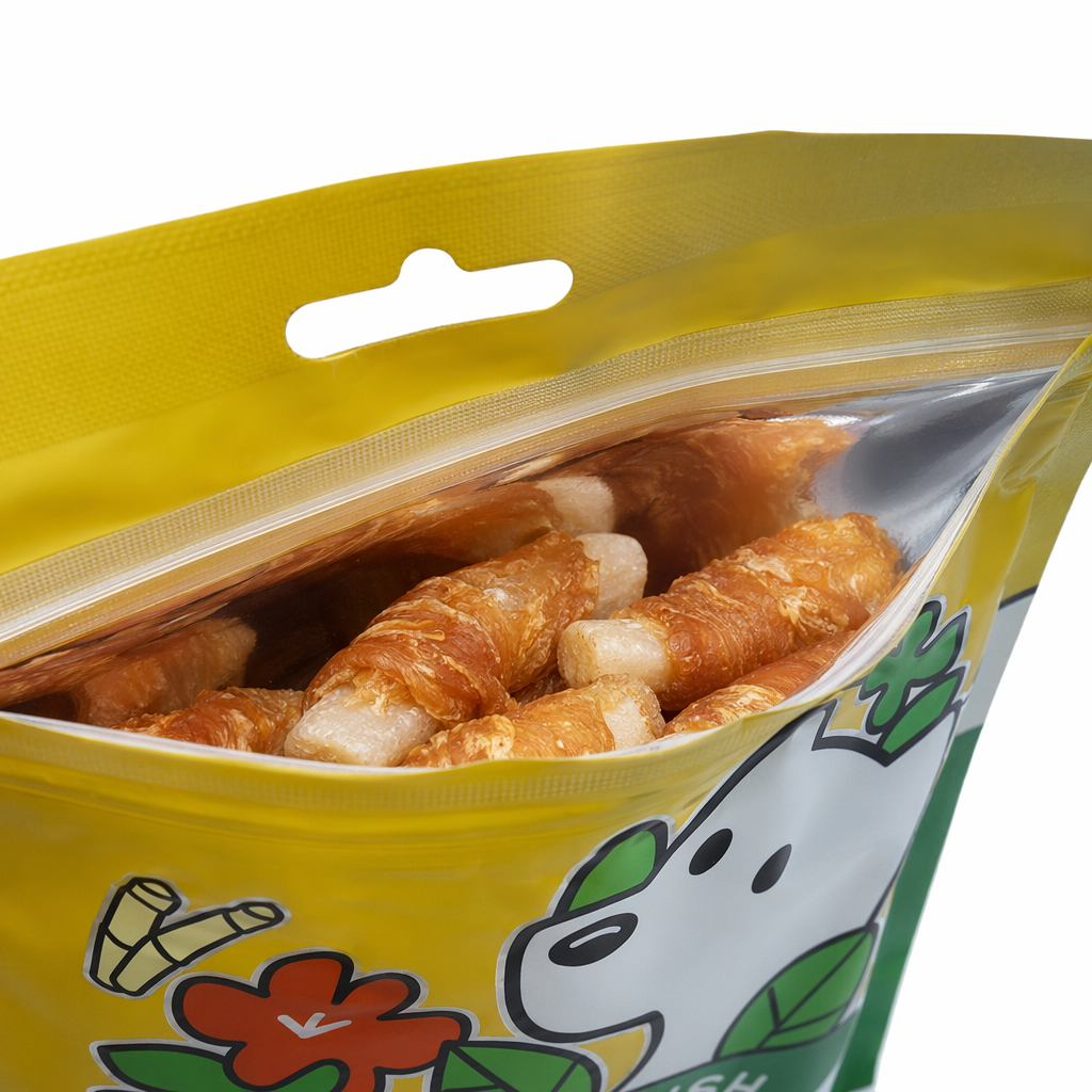 休闲食品包装实物图