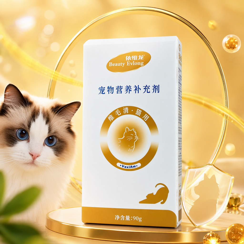 白色包装盒宠物营养补充剂 Specification image