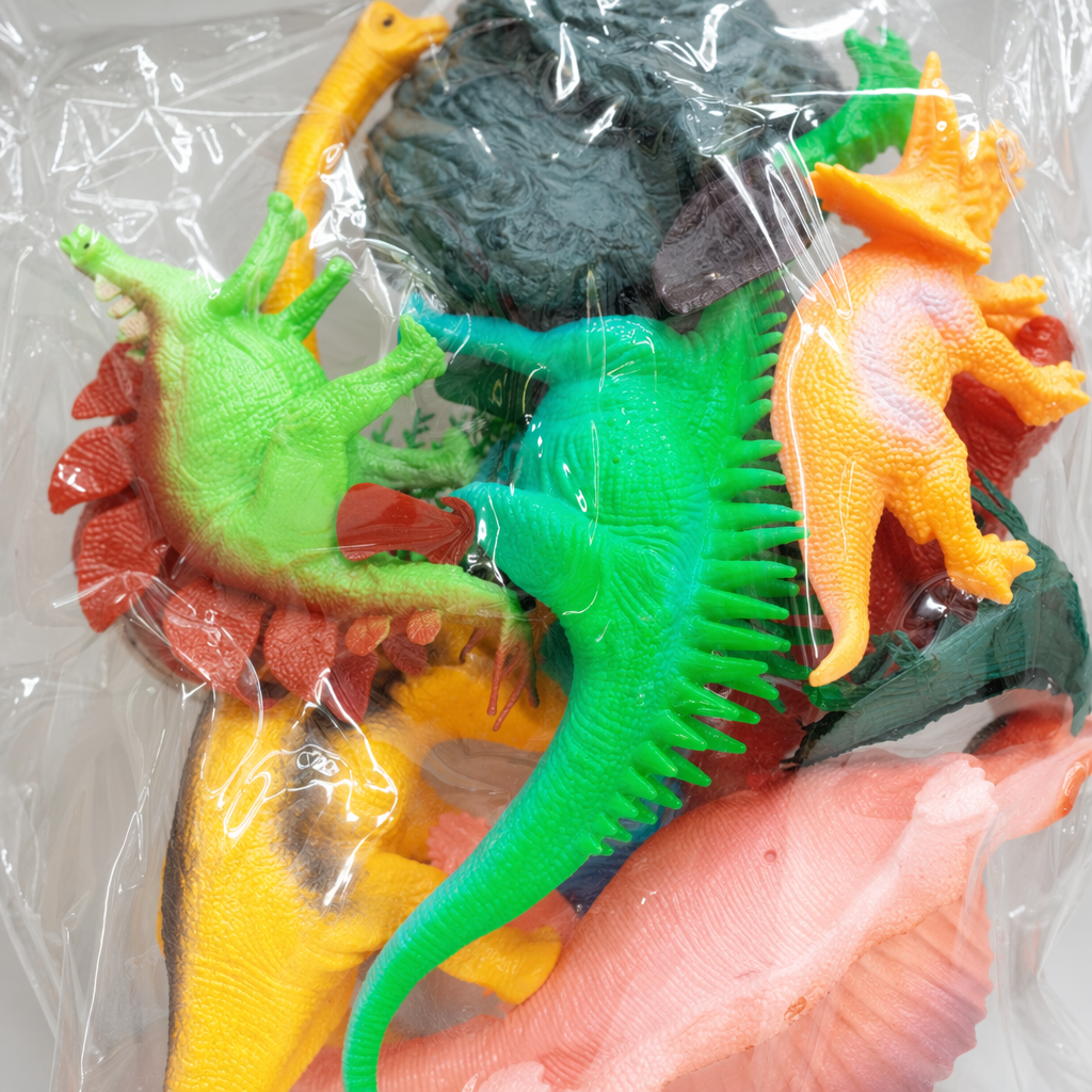 Colorful dinosaur toy set, children's educational assembly model, gift for boys and girls Application Scenario