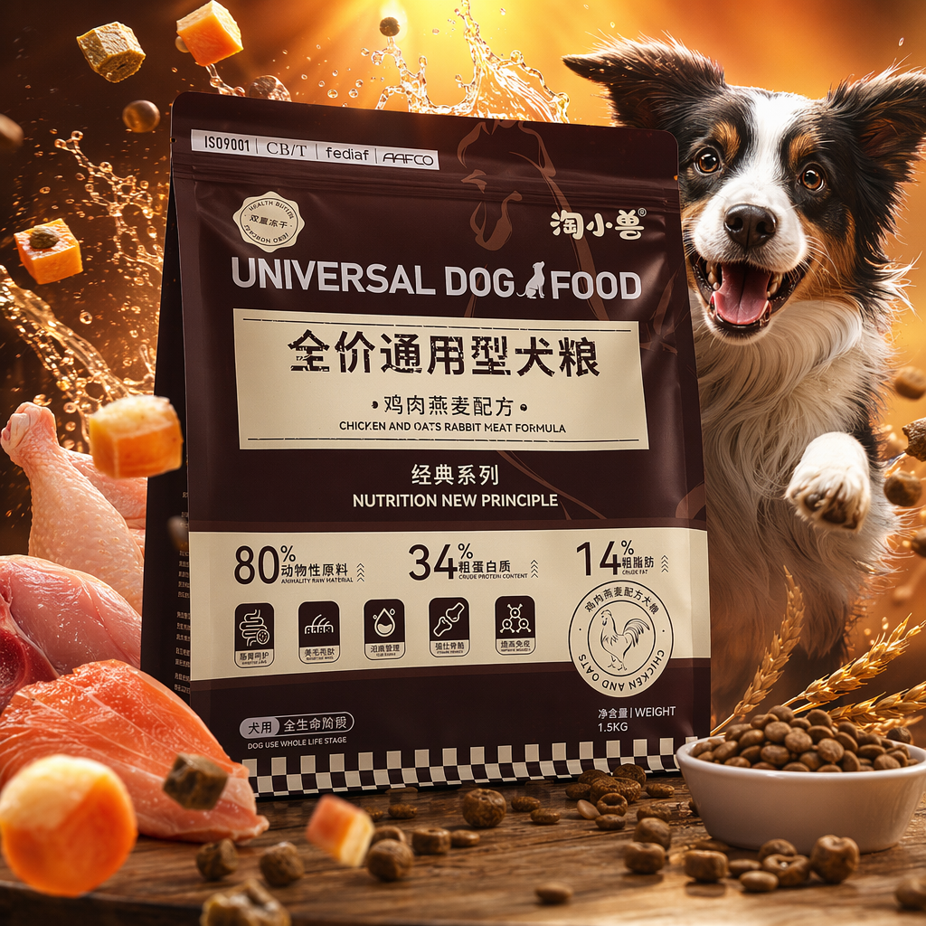 Pet freeze-dried dog food, dog food, pet food, cat food, dog food, universal pet food Specification image