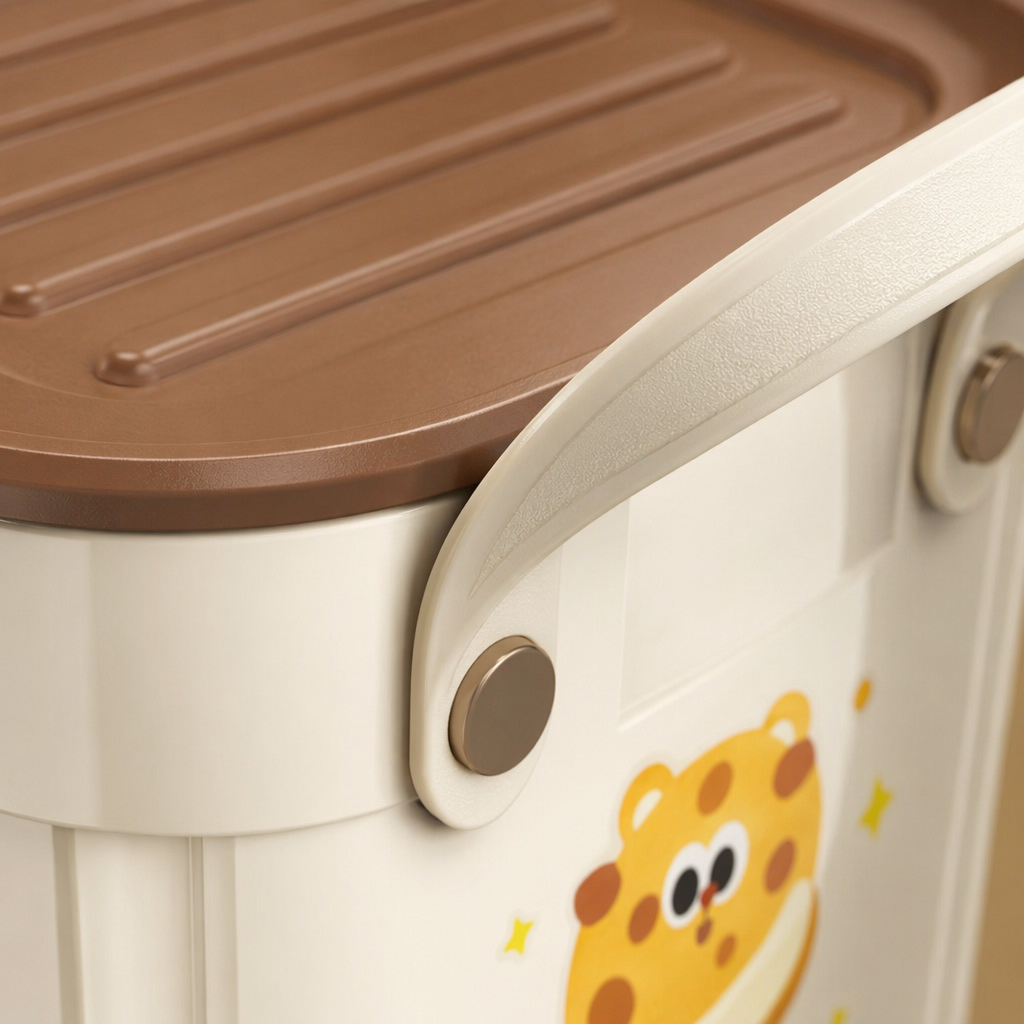 Colorful cartoon storage box, children's home organizing box, multi-functional storage box Application Scenario