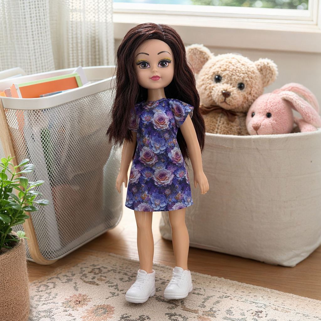 Doll plastic packaging bag, children's toy collectible, safe and environmentally friendly material details Picture