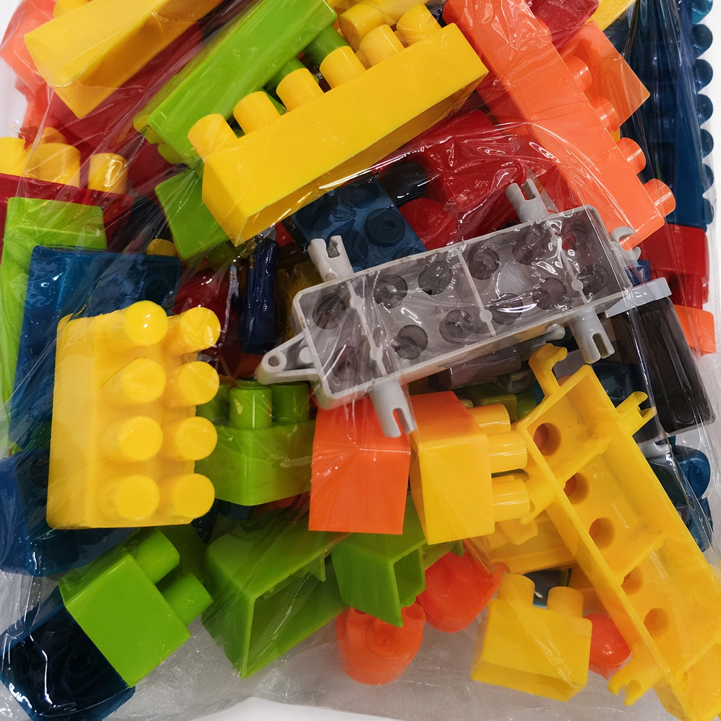 Colorful building block children's educational assembly toys are safe, non-toxic, and come in large particles for early education and enlightenment Application Scenario