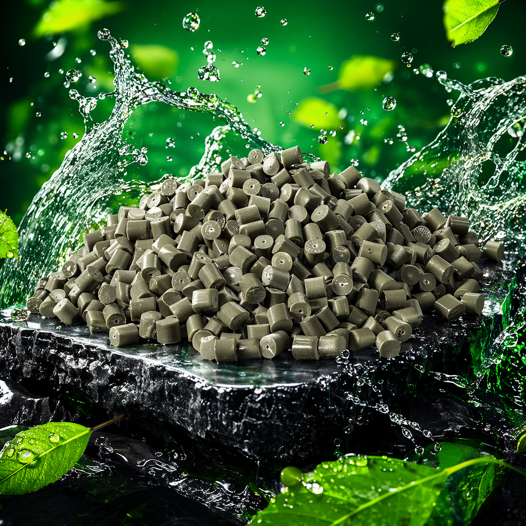 Grey granular plastic particles, industrial-grade PP polypropylene raw material, 25kg per bag Specification image