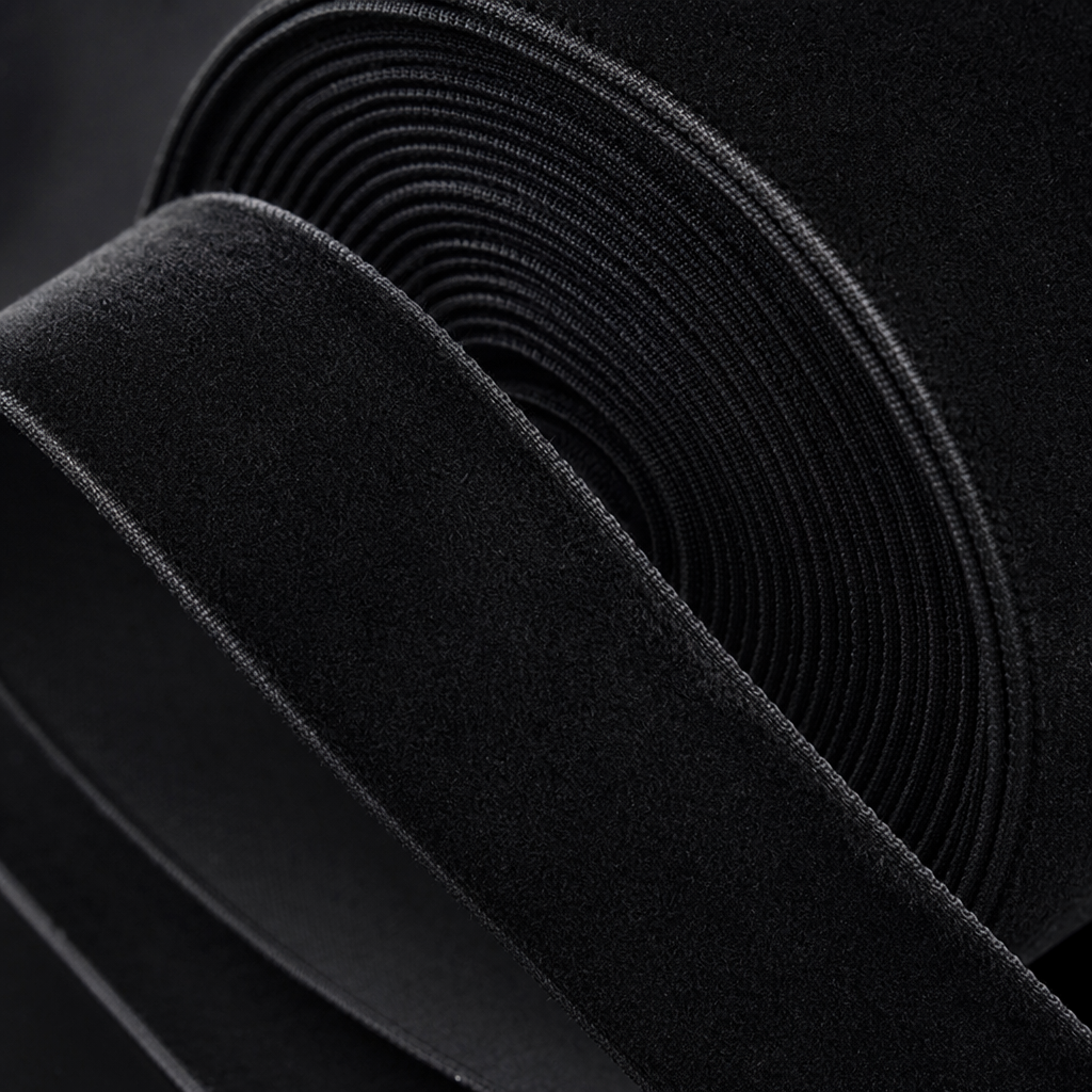 Black velvet ribbon with a velvet texture for DIY sewing decoration Application Scenario
