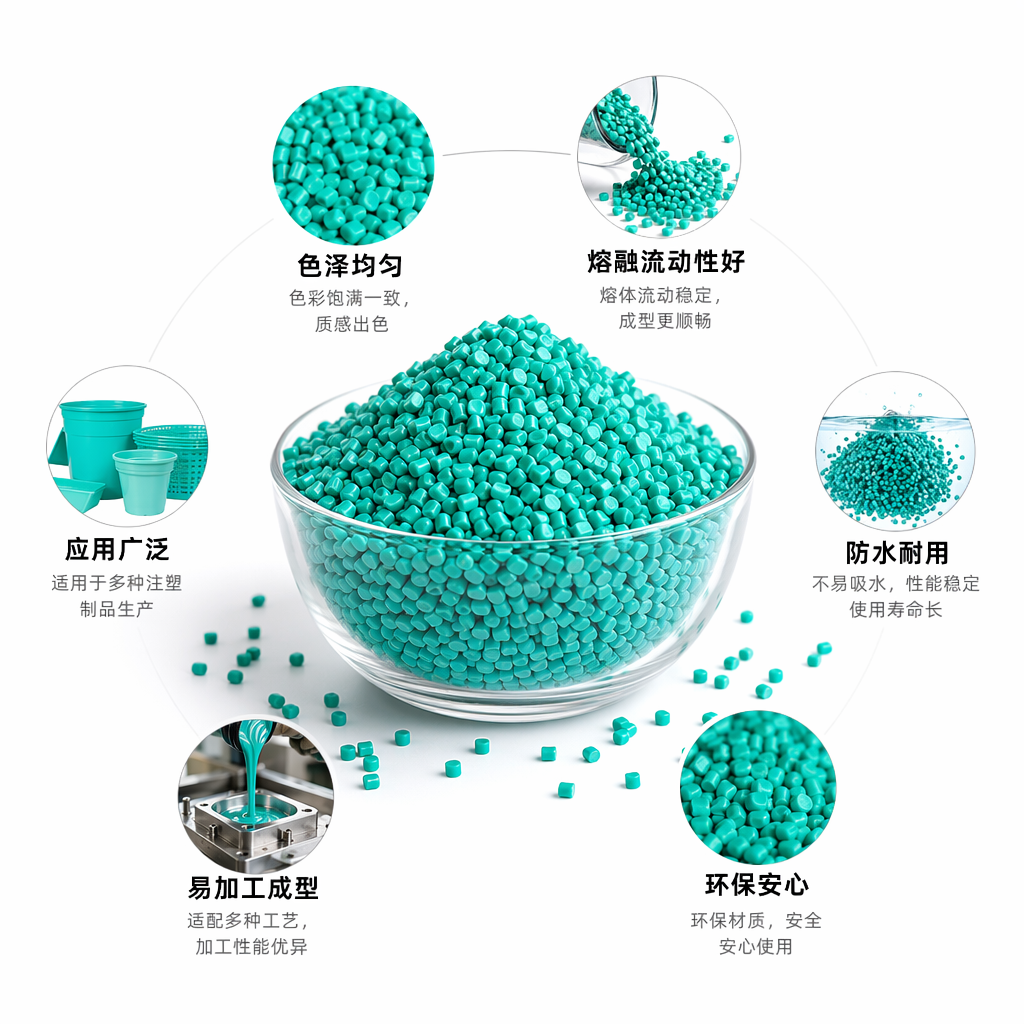 Greenish-blue granular natural plant aromatherapy deodorant