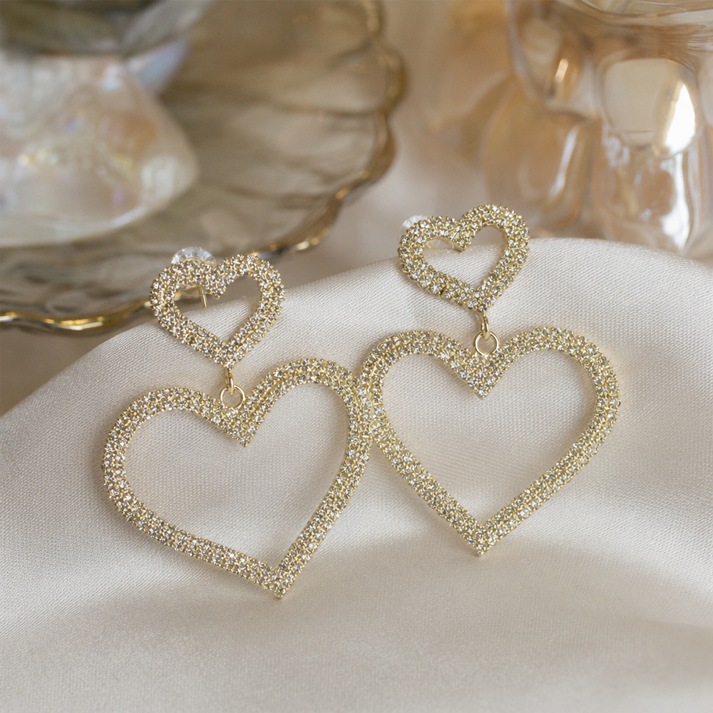 The vintage silver needle stud earrings are elegant and versatile for daily wear details Picture