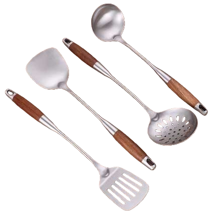 不锈钢厨房用具套装 炒锅煎锅汤锅三件套 食品级厨具 Item Picture