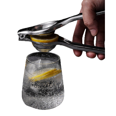 Silver lemon juicer, a manual household kitchen juice magic tool, specially designed for lemons, limes and oranges Item Picture