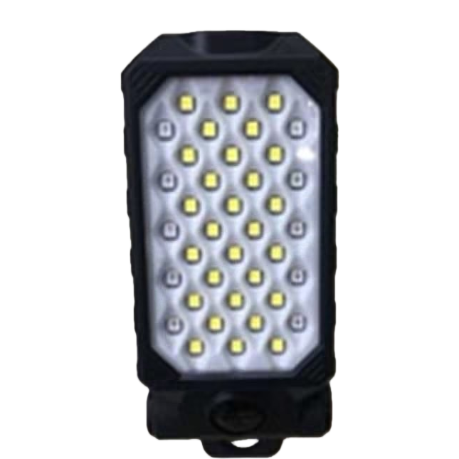 Black LED flashlight, high-intensity rechargeable portable waterproof outdoor lighting tool Item Picture