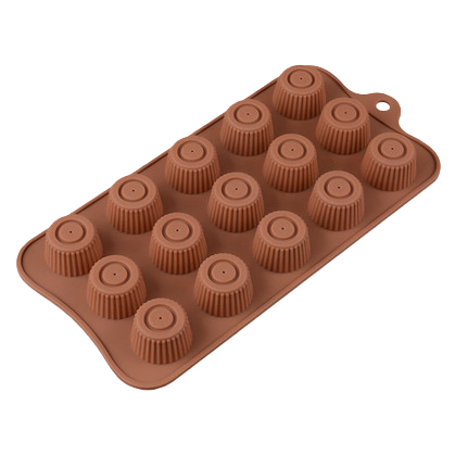 Brown silicone cake mold, specially designed for baking, high-temperature resistant, food-grade household use Item Picture