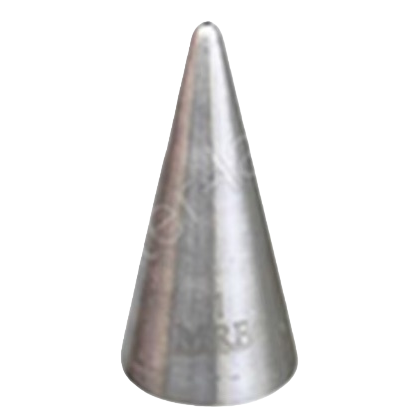 Silver metal conical decorative ornaments are modern and simple household items Item Picture