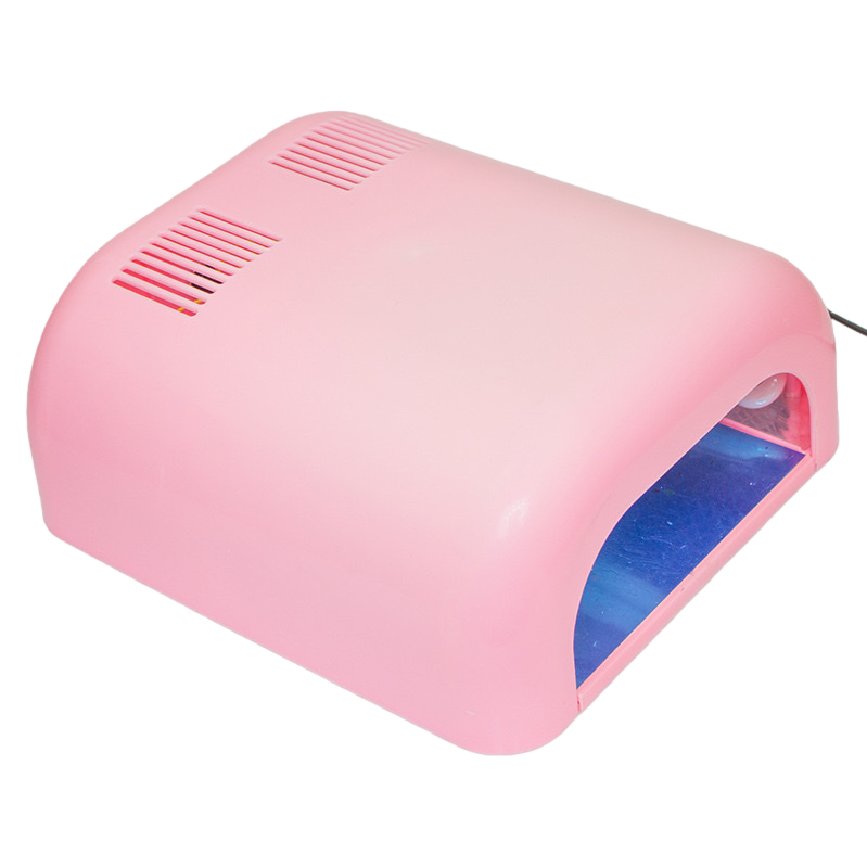 Pink LED nail art lamp UV light therapy nail dryer, portable for home use Item Picture