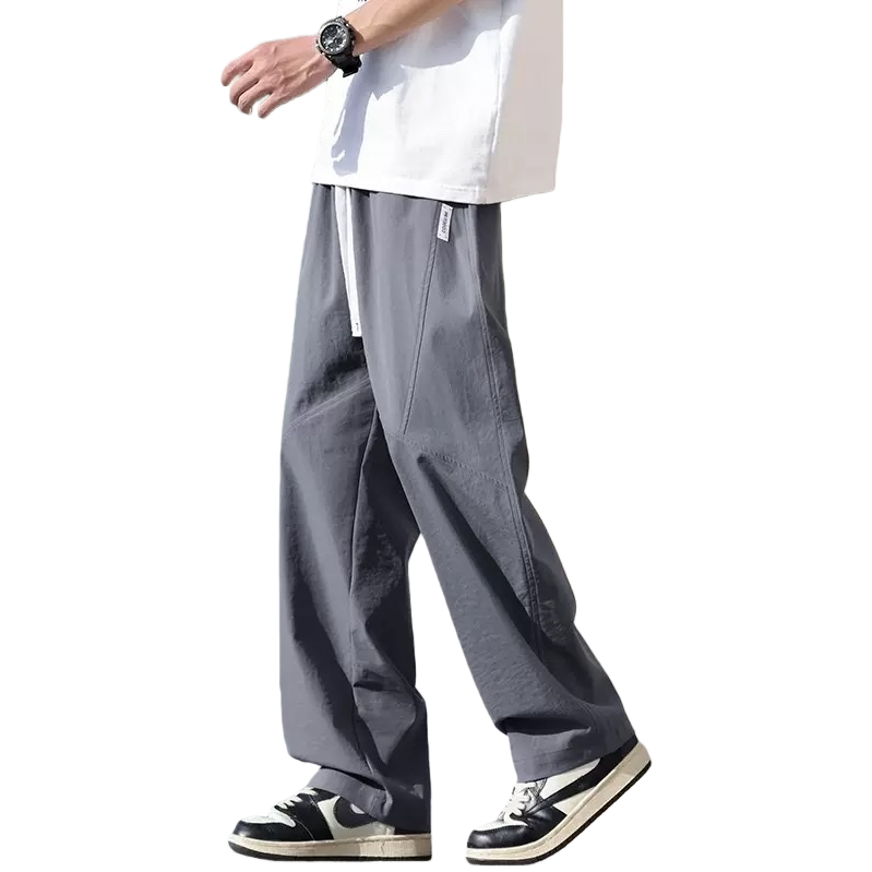 سروال رمادي فضفاض و أنيق Item Picture