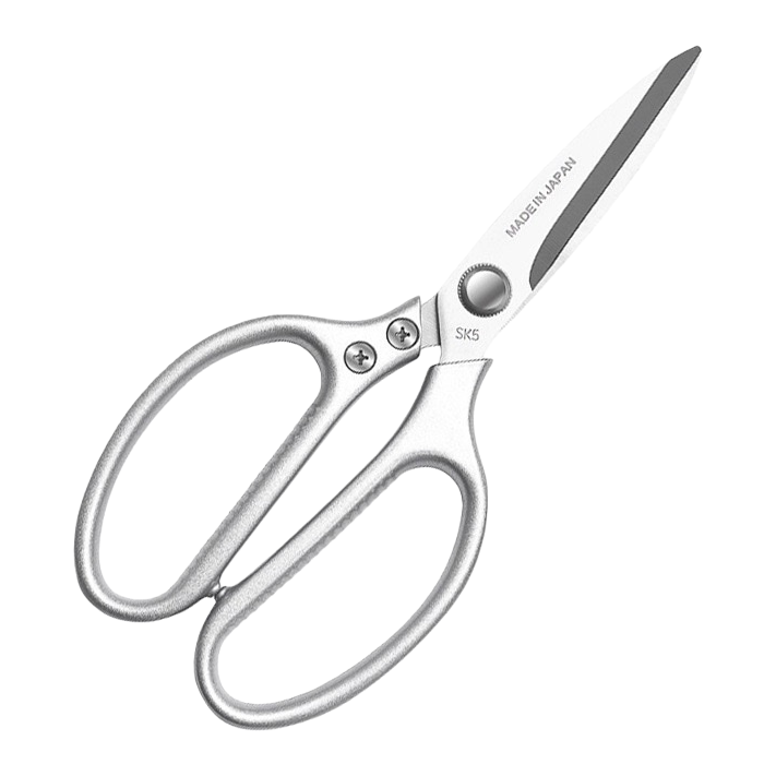 Silver stainless steel scissors, multi-functional for home fabric cutting and paper-cutting, sharp and effortless Item Picture