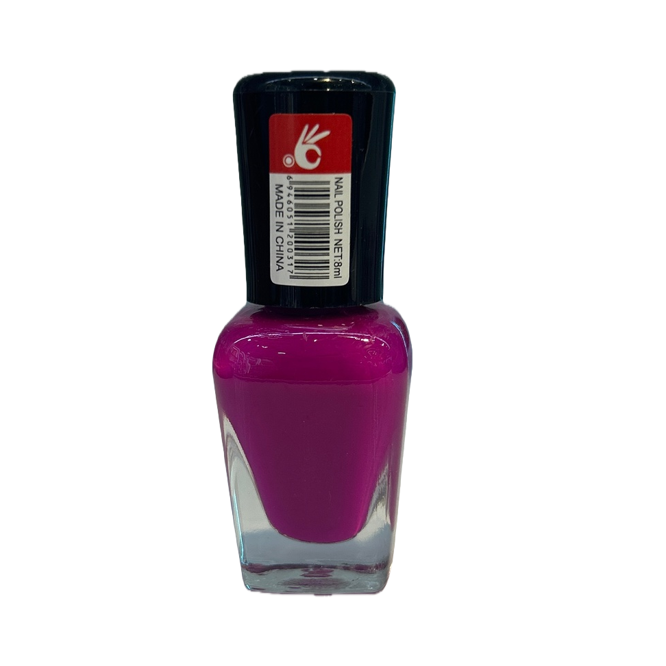 Purple nail polish, long-lasting color display, quick-drying nail art paint gel Item Picture