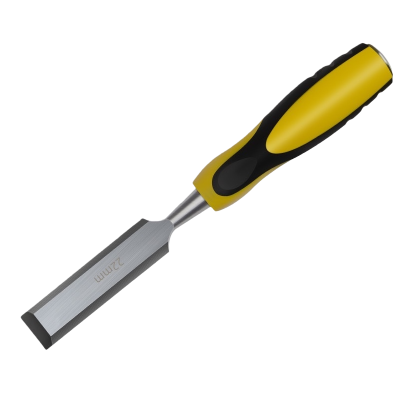 Yellow and black handle, beech wood handle, woodworking chisel, 30mm flat chisel, hand-carved, special for furniture repair Item Picture