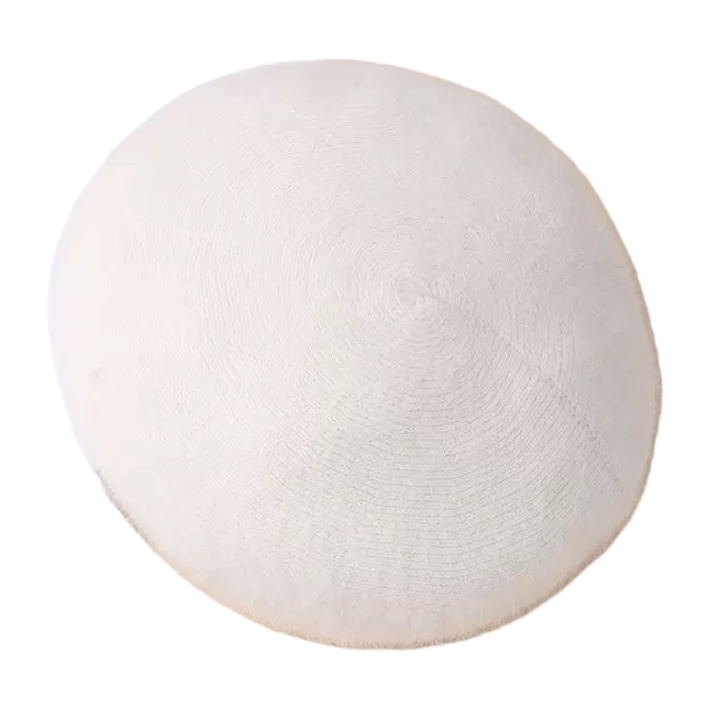 A white plush beret is a versatile Korean-style hat that keeps you warm and brightens your face in autumn and winter Application Scenario