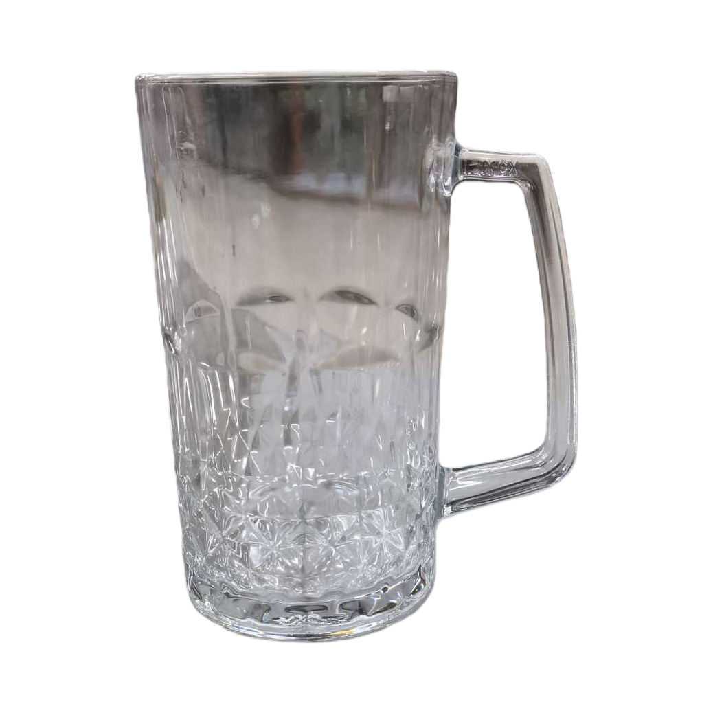 Transparent glass cup, high borosilicate heat-resistant household simple water cup, lead-free, environmentally friendly, double-layer heat insulation Item Picture