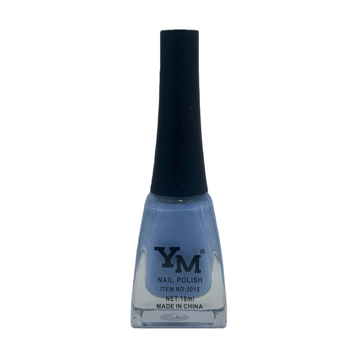 Blue nail polish bottle, transparent matte texture nail tool storage bottle, 120ml Item Picture