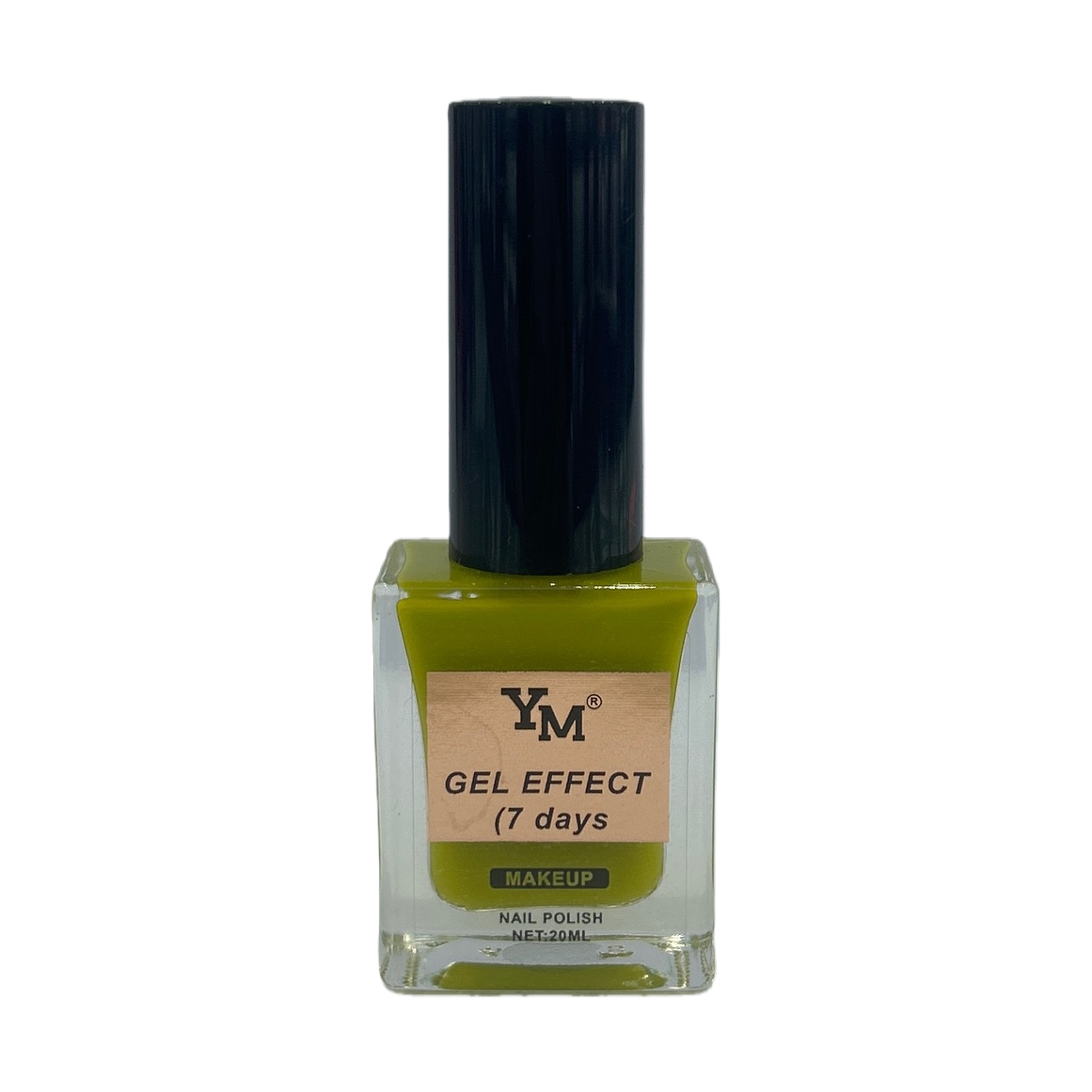 Green nail polish bottle with a matte texture and a simple style. 10ml replaceable storage bottle Item Picture
