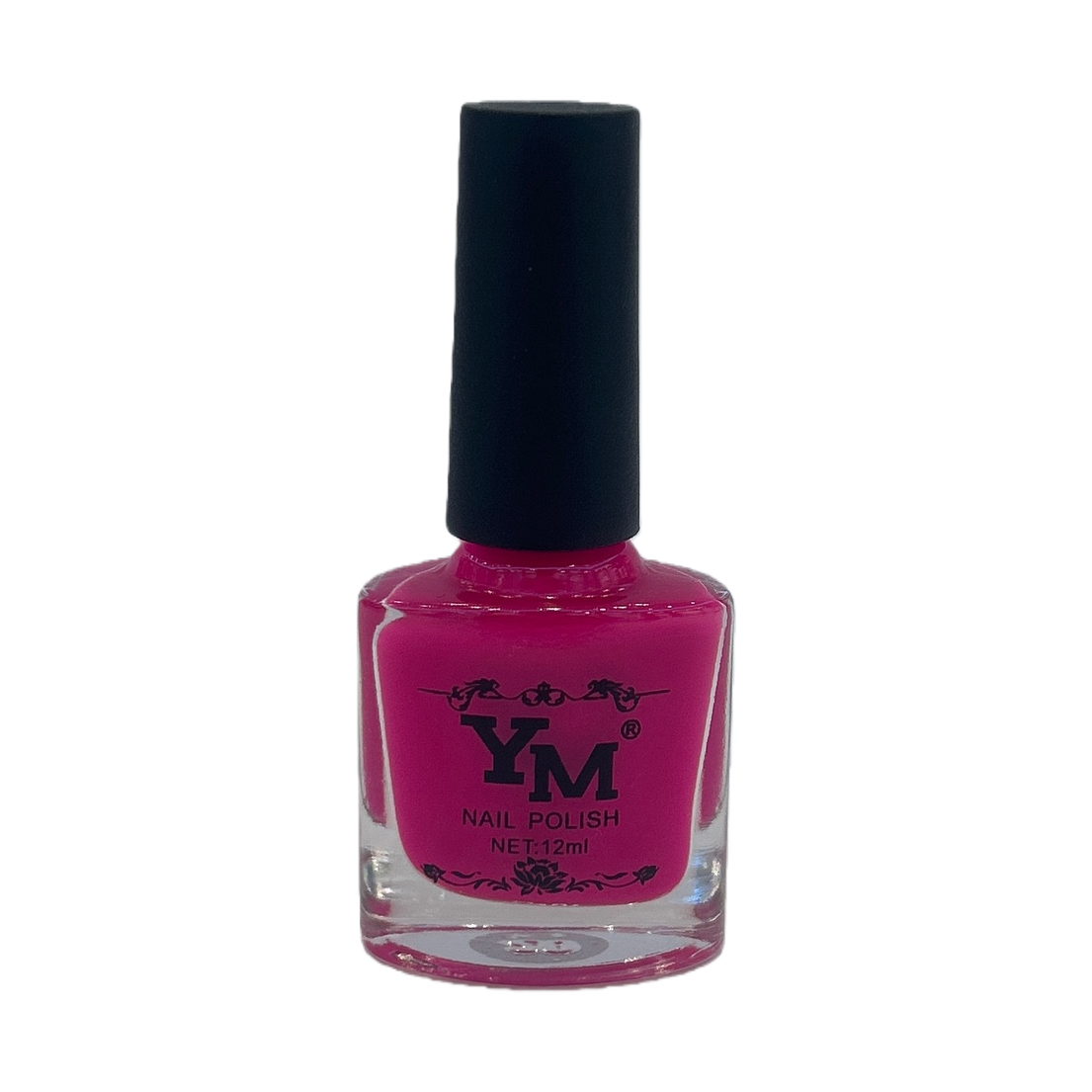 Pink nail polish bottle with a matte texture and simple design, 10ml home nail care tool Item Picture