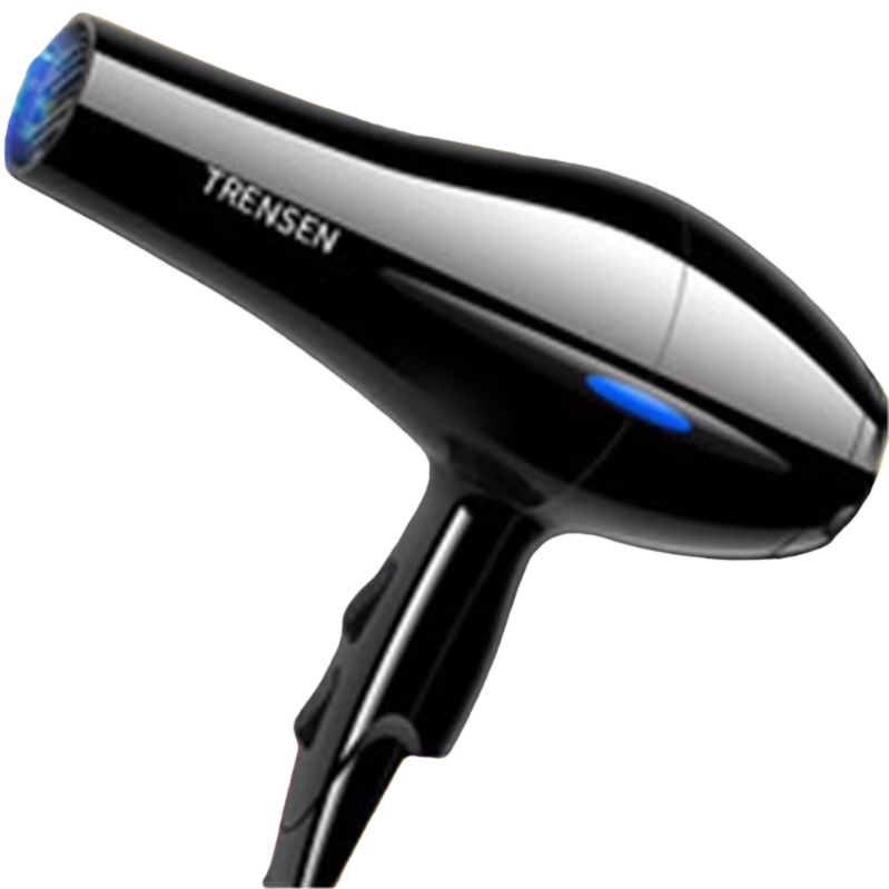 Black hair dryer, household high-power negative ion quick-drying silent hair care dryer Item Picture