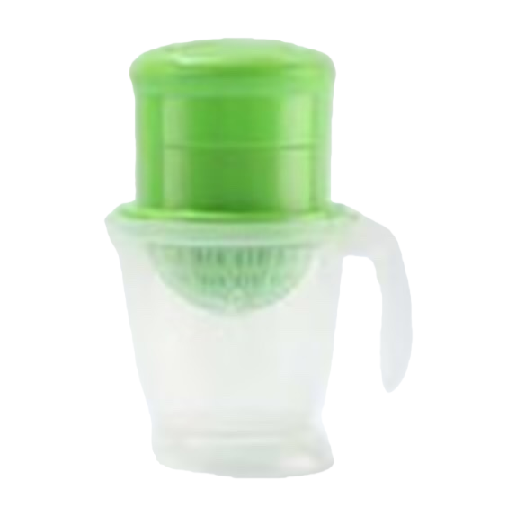 Green lid, transparent cup body, portable water cup, simple and fashionable, home and office drinking cup Item Picture