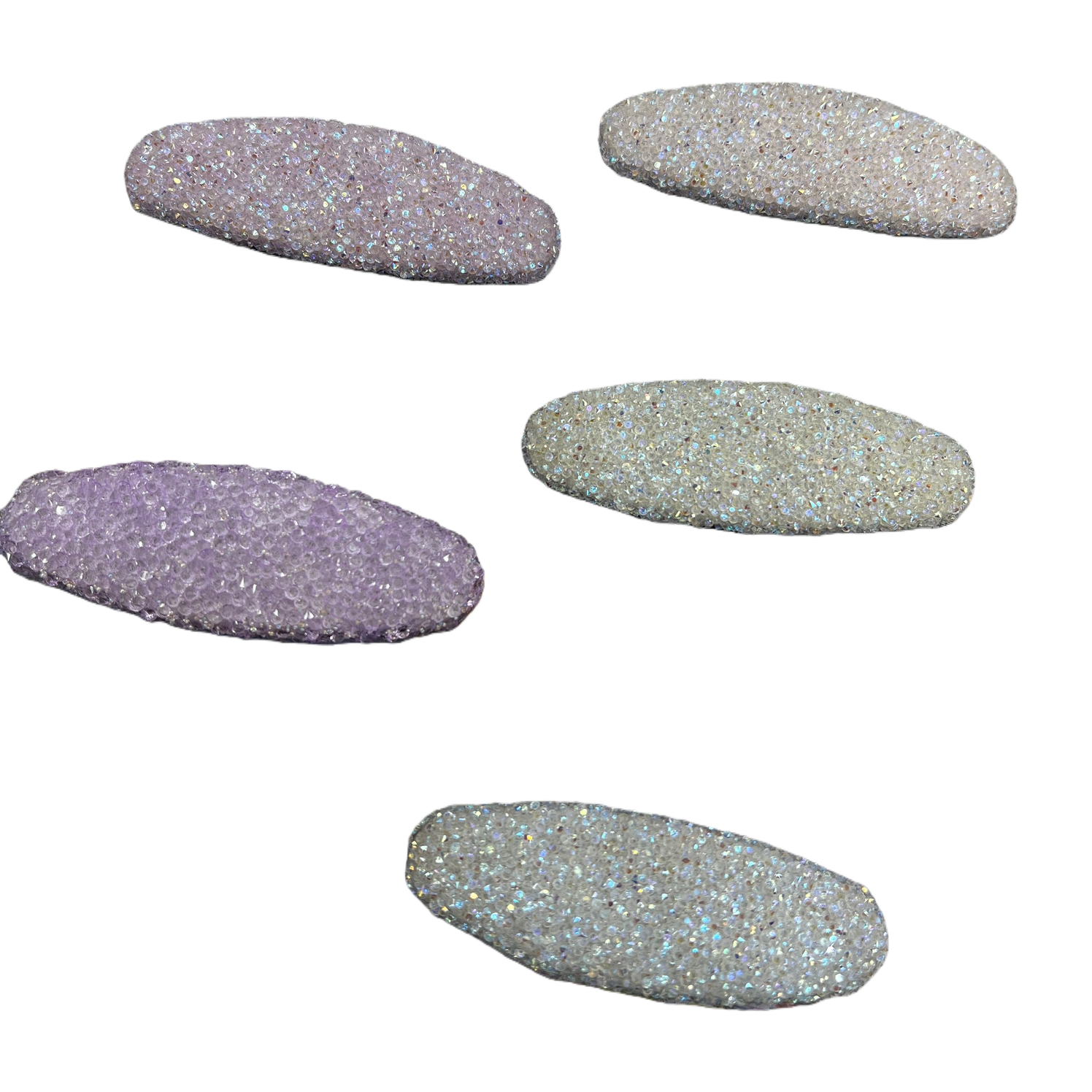 Shiny crystal-decorated hair clips are fashionable and versatile women's headwear Item Picture
