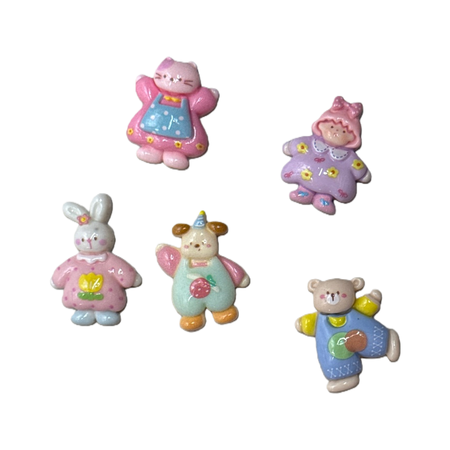 Colorful cartoon bear plush toys, cute throw pillows, children's gifts Item Picture