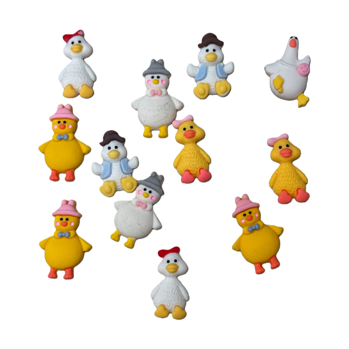 Colorful chick plush toy, cute and fun fabric throw pillow decorative item Item Picture