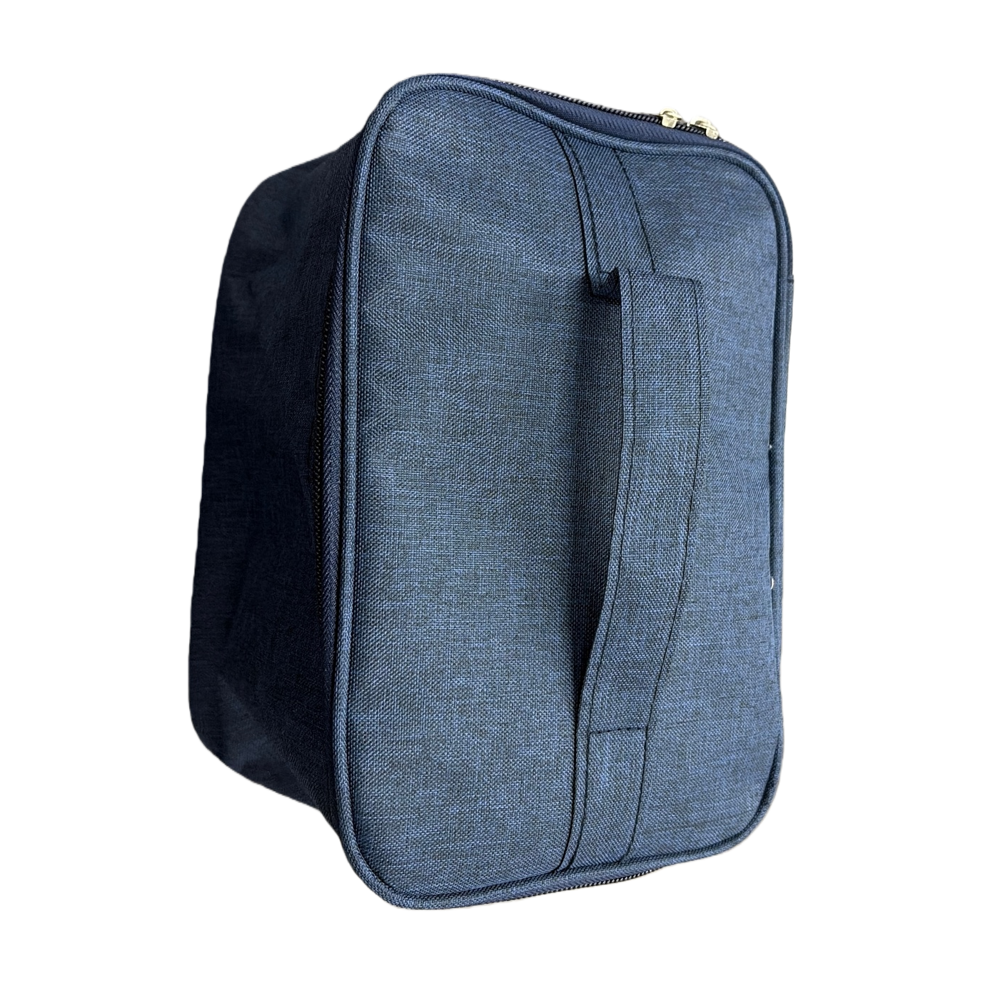 The blue handbag is a simple and fashionable commuting single-shoulder bag for women, with a large capacity and a lightweight tote bag Item Picture