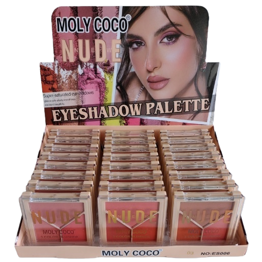 Pink eyeshadow palette display stand, cosmetics storage rack, desktop beauty tool stand Item Picture