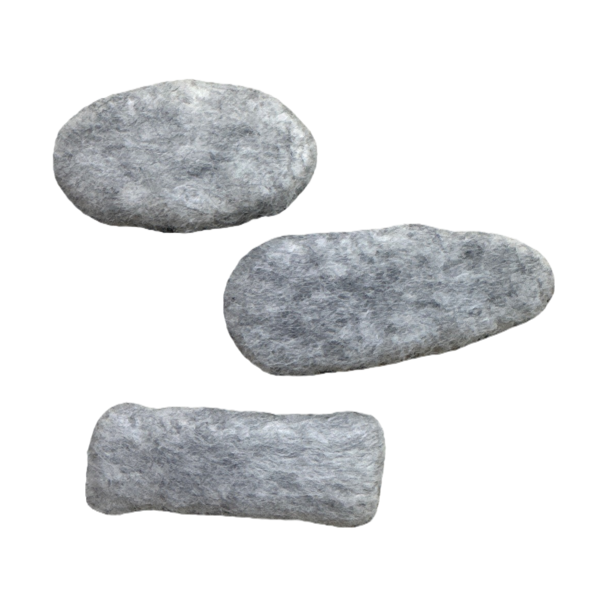 Grey plush clumps decorate the hair clips and headwear Application Scenario