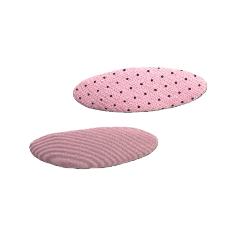 Pink polka dot hair clips, pink striped hair clips, cute headwear for girls, sweet and stylish hair clip set Item Picture