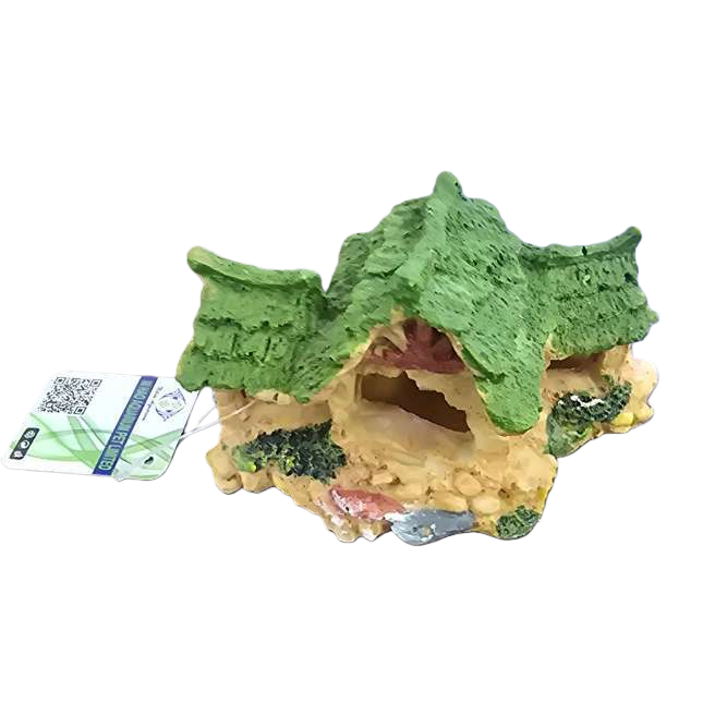 الحلي الصخرية ذات السقف الأخضر تشبه الحدائق الأشنة Item Picture