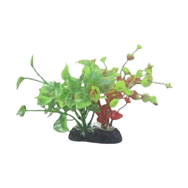 Green and red artificial aquatic plant decorative items for home aquarium aquarium landscaping supplies Item Picture