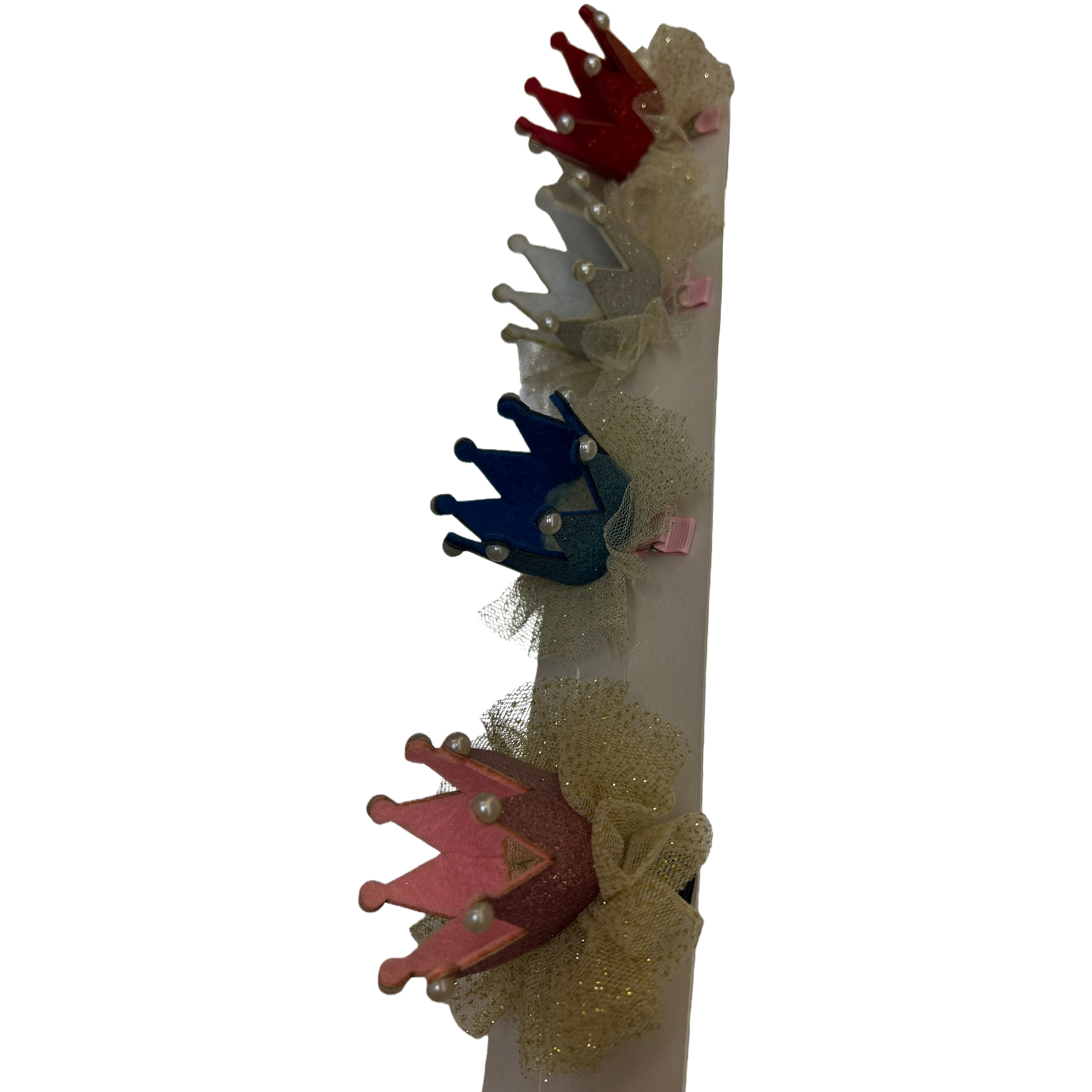 فتاة جميلة ذات شعر ملونة، ذات شعر جميل، ومزينة صغيرة من الماركورن Item Picture