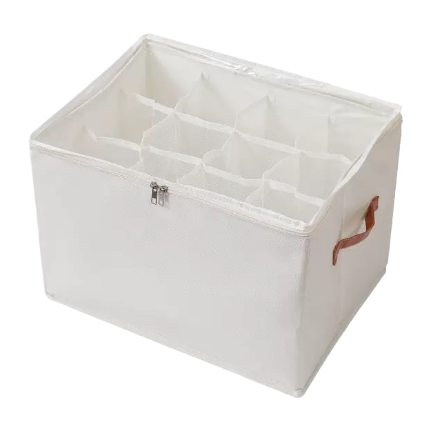 Beige shoe box storage box, simple and large-capacity household sorting box, empty shoe box Item Picture