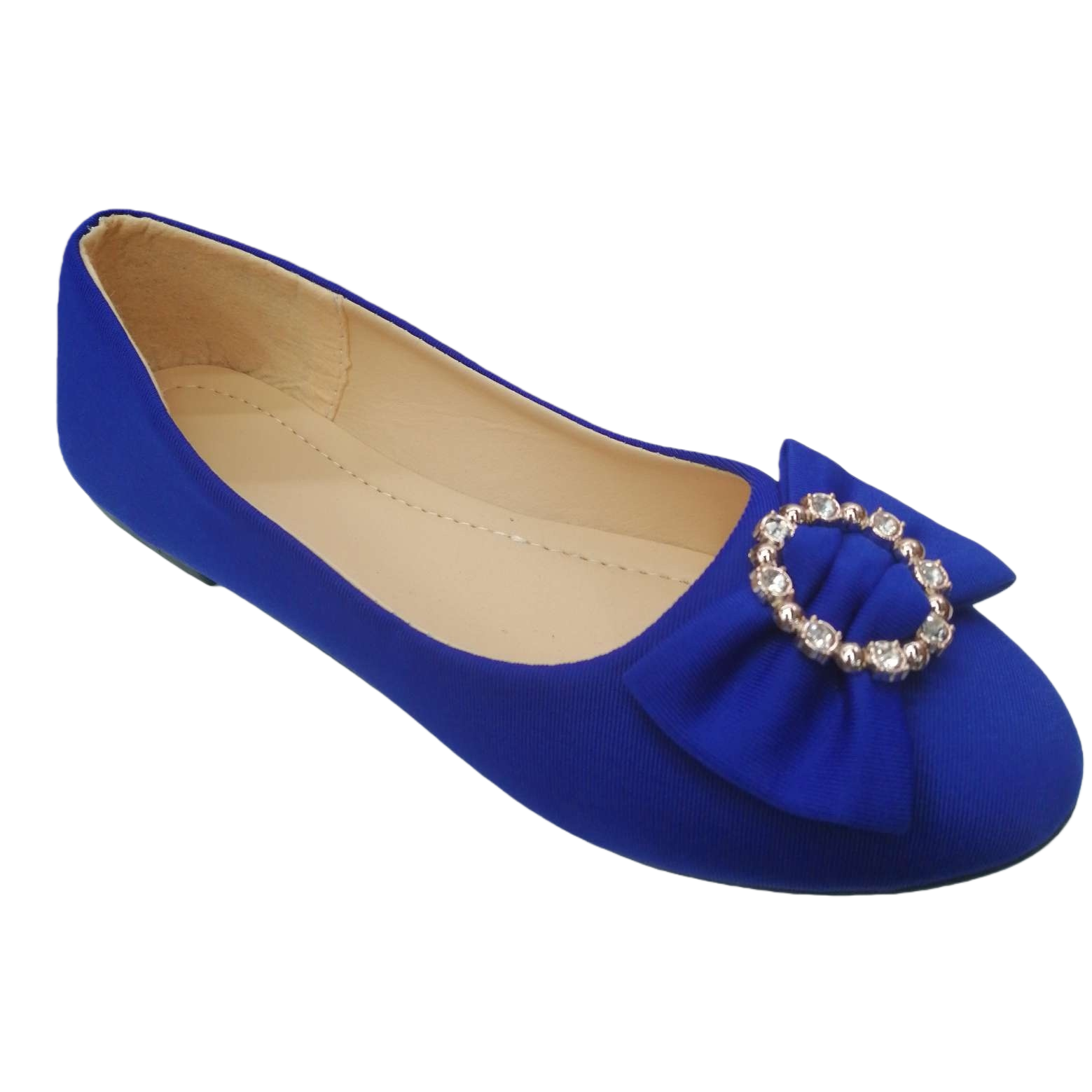 Blue flat shoes for women, casual, versatile, comfortable, anti-slip, soft sole sole Item Picture