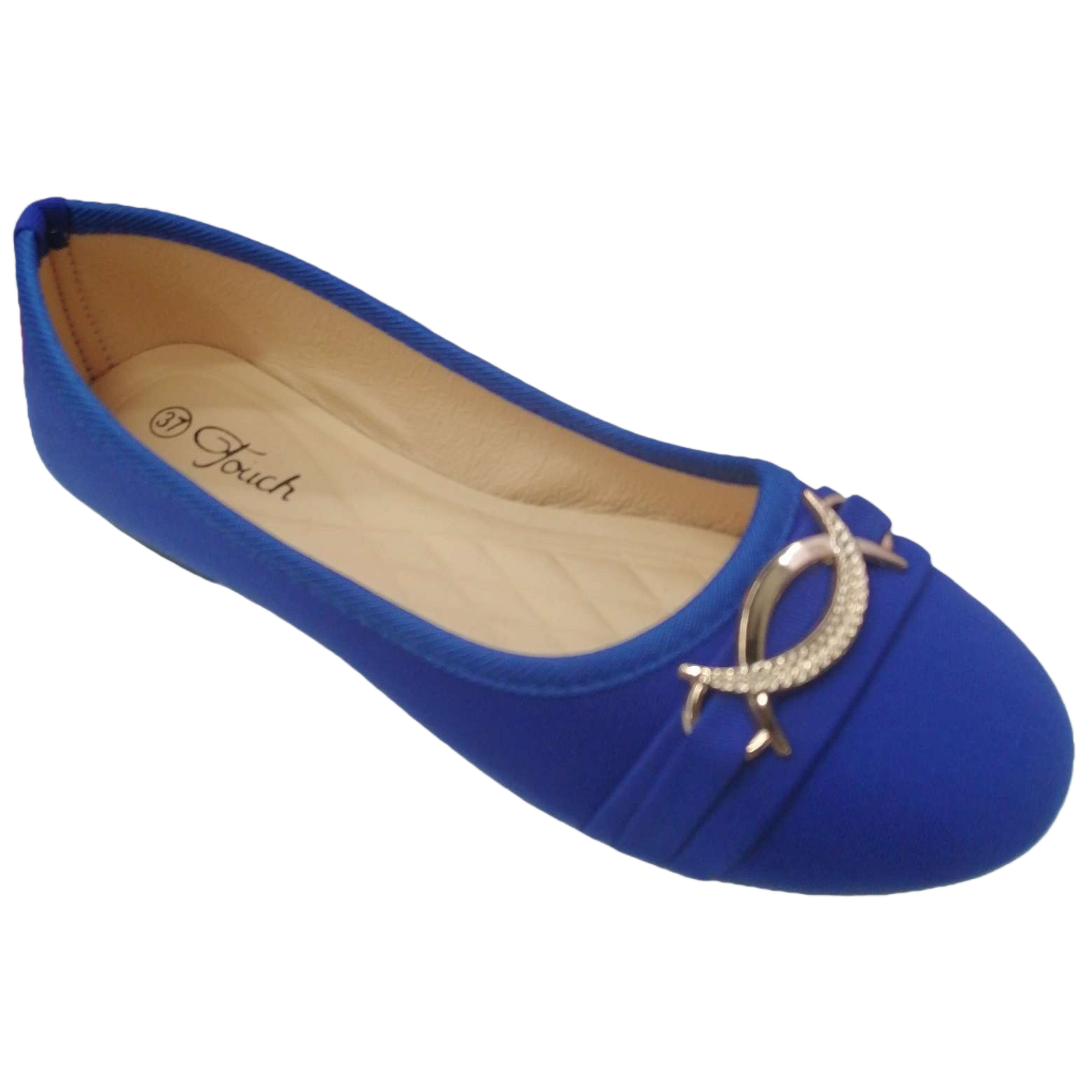 Blue flat shoes are casual and versatile for women. They have soft soles, are anti-slip, lightweight and comfortable for daily wear Item Picture