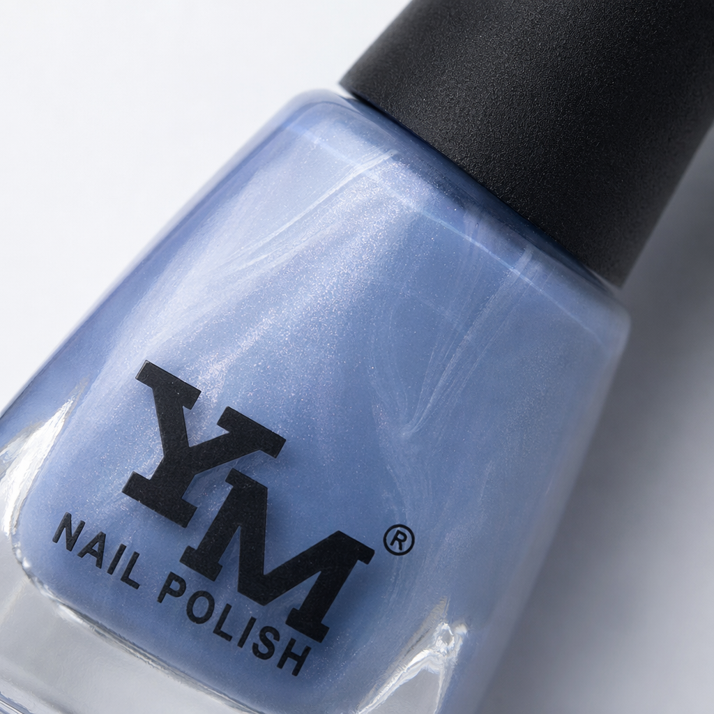 Blue nail polish bottle, transparent matte texture nail tool storage bottle, 120ml Application Scenario