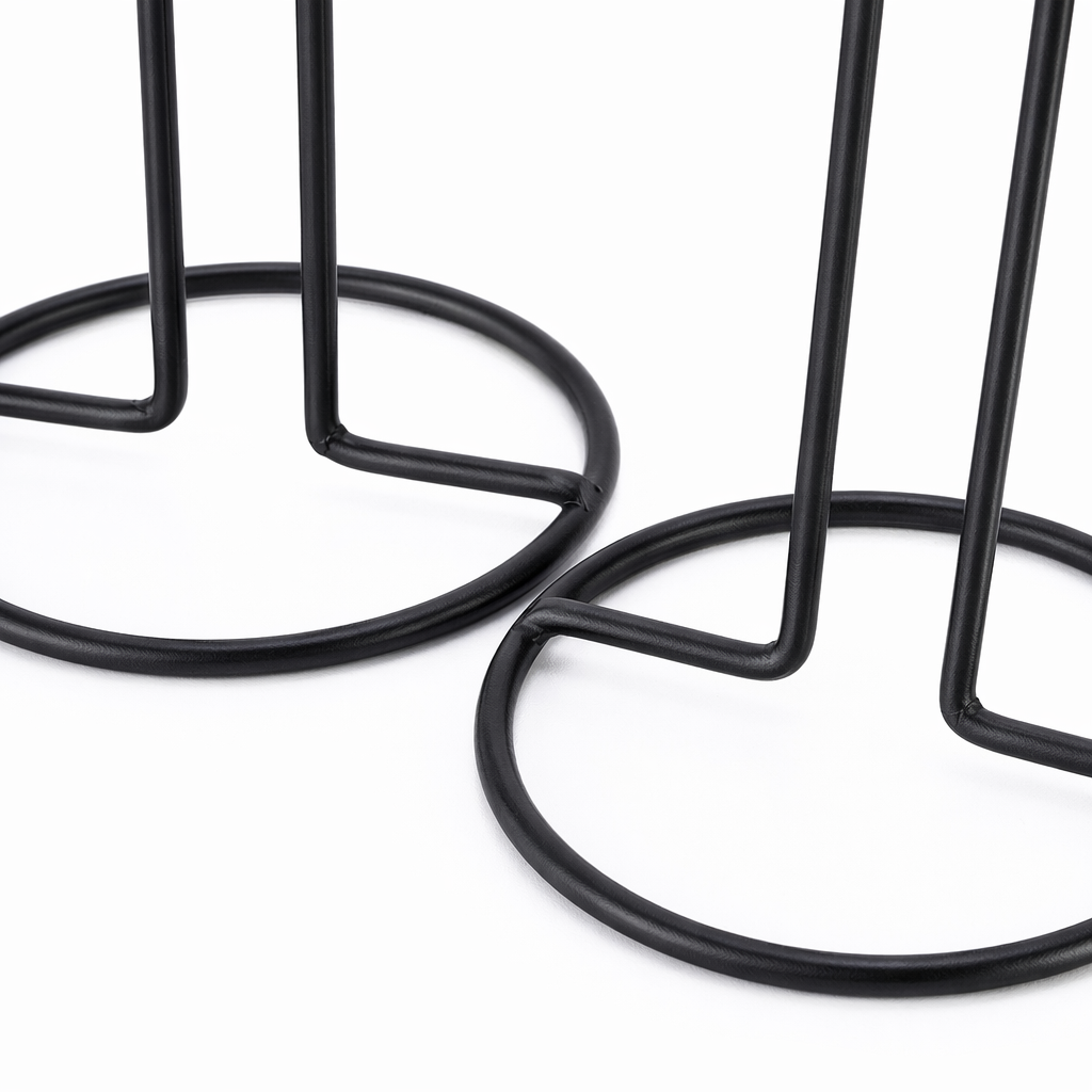Black metal tissue paper rack, wall-mounted in kitchen and bathroom, no need for drilling, simple and modern Application Scenario