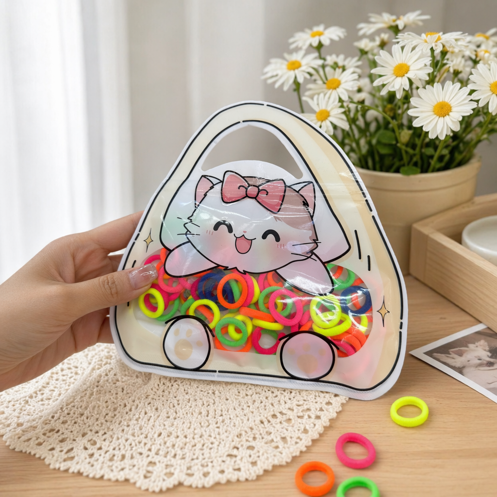 The multi-color mixed hair band is soft, anti-slip, highly elastic and does not harm hair. It is suitable for both girls and adults details Picture